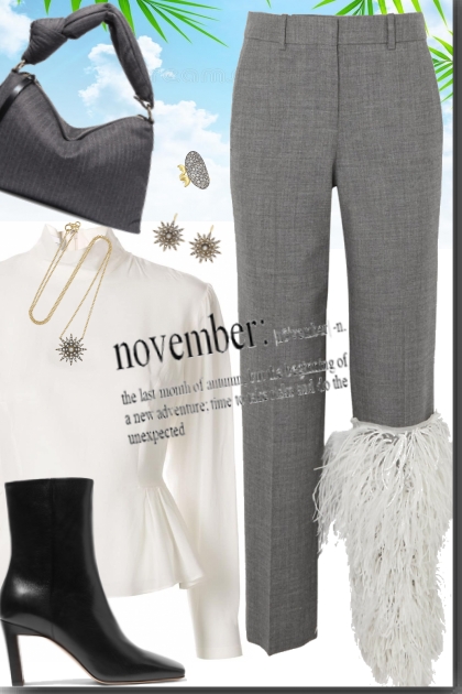 November the last month of Autumn - Fashion set