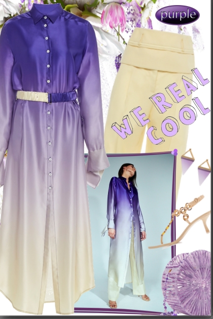 Cool Purple- Combinazione di moda