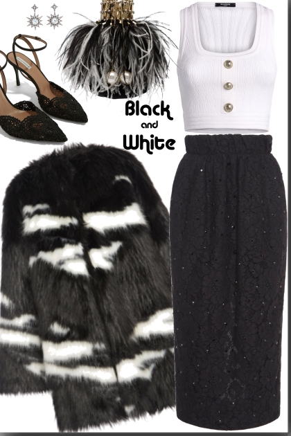 Black and White !!!!!!- Fashion set