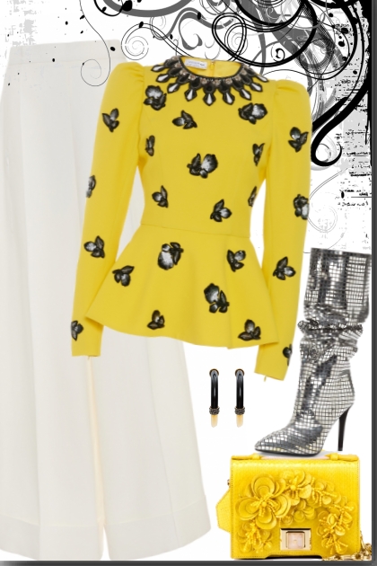 Yellow  lights- Combinazione di moda