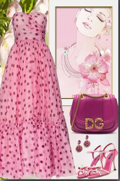  lady in pink- Модное сочетание