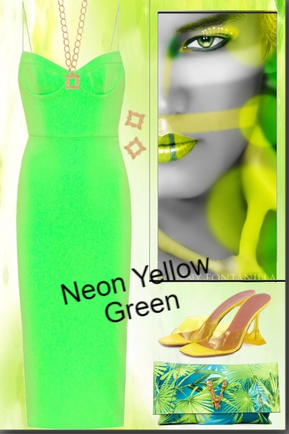 Neon Yellow Green- Modna kombinacija