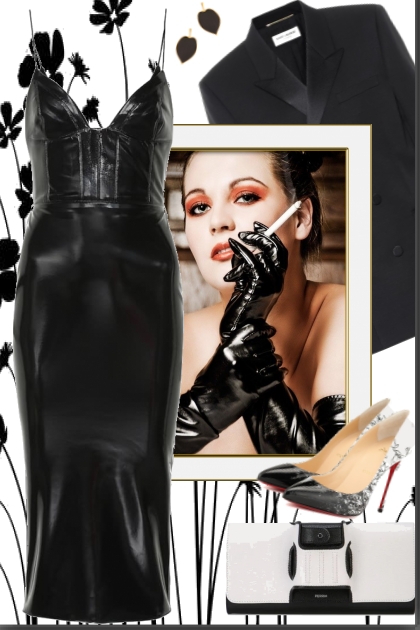 Black Faux Leather - Combinaciónde moda