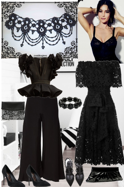Black- Combinazione di moda