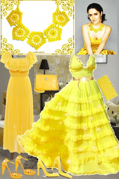 желтая звезда- Модное сочетание