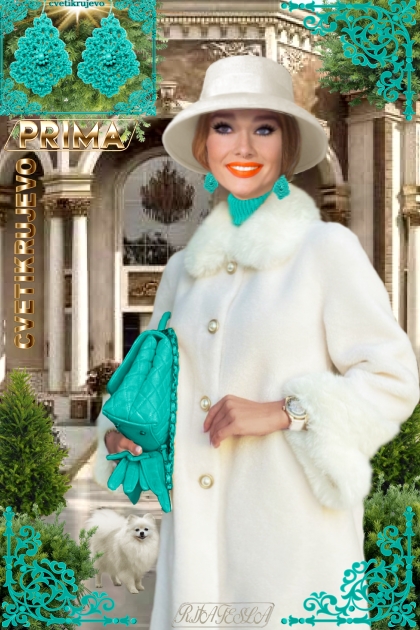 Серьги. Прима. Бирюза. Одри 7777- Fashion set