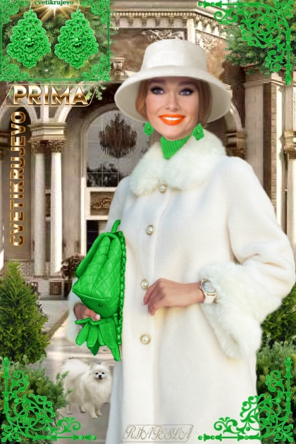 Серьги. Прима. Зелёный. Одри 7777- Fashion set