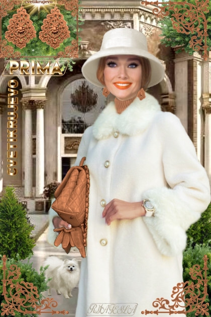 Серьги. Прима. Коричневый. Одри 7777- Fashion set