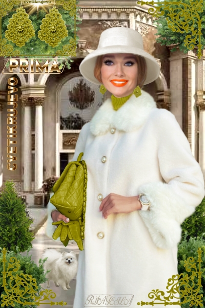 Серьги. Прима. Оливковый. Одри 7777- Fashion set