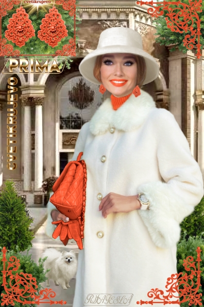 Серьги. Прима. Красный. Одри 7777- Fashion set