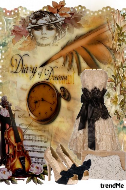 diary of dreams- combinação de moda