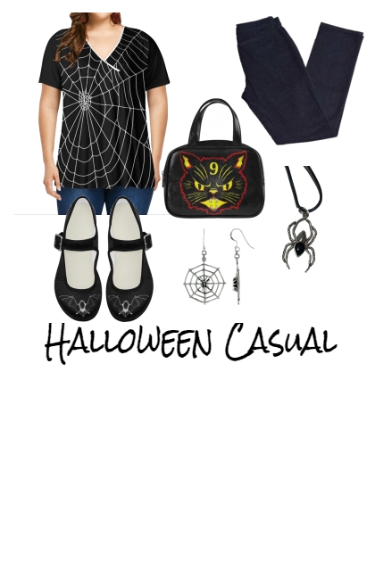 Halloween Casual- combinação de moda