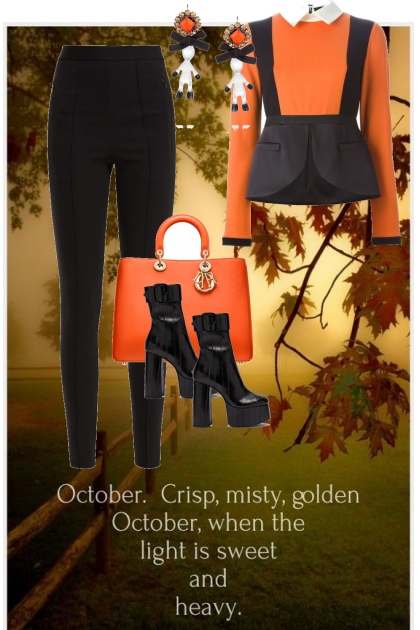 Ottobre...in arancio!- Fashion set