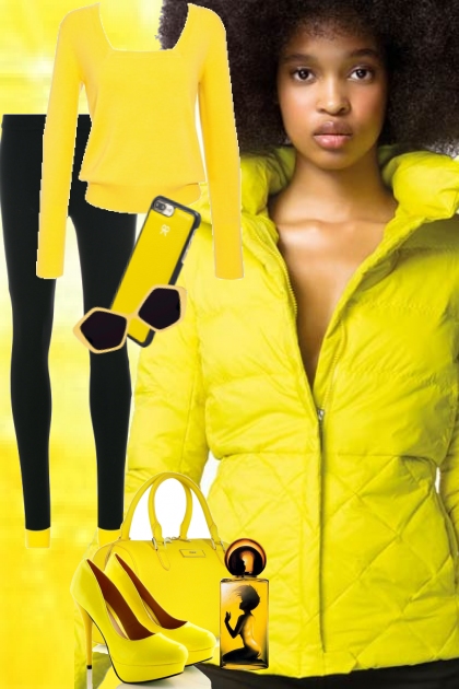   December in Yellow e Black!- Fashion set