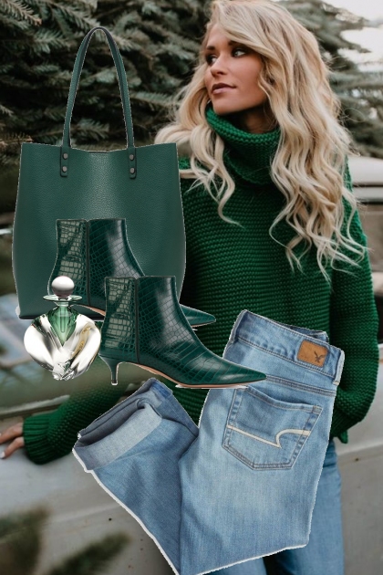 Green- Combinaciónde moda
