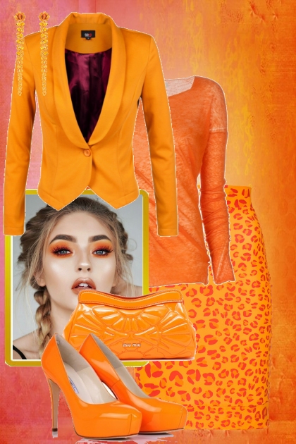 Orange- Modna kombinacija