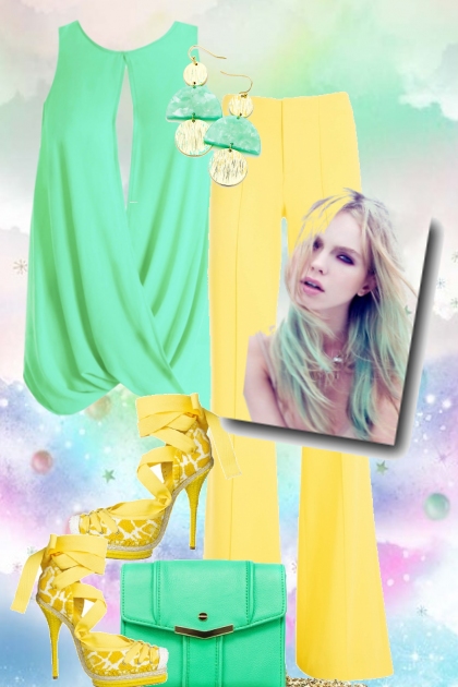  Green and Yellow- Combinazione di moda