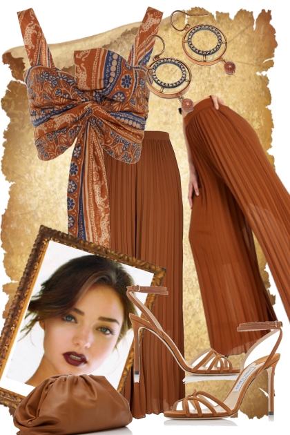 Pleated Palazzo- Fashion set