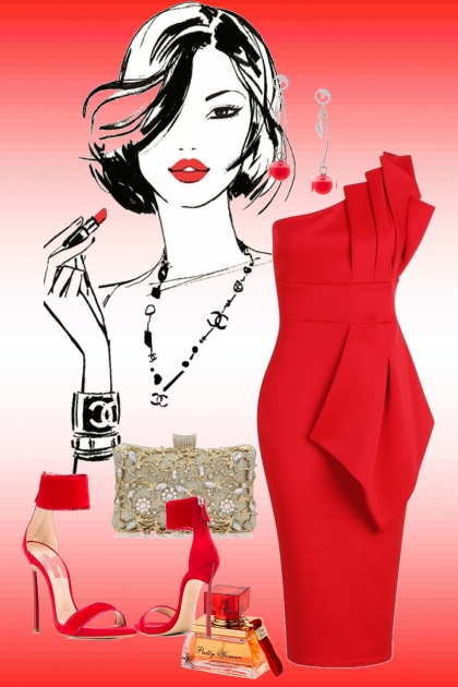 RED- Fashion set