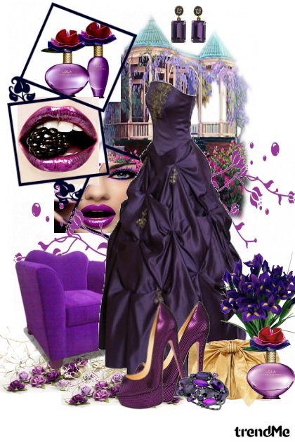  Purple Fairytale- combinação de moda