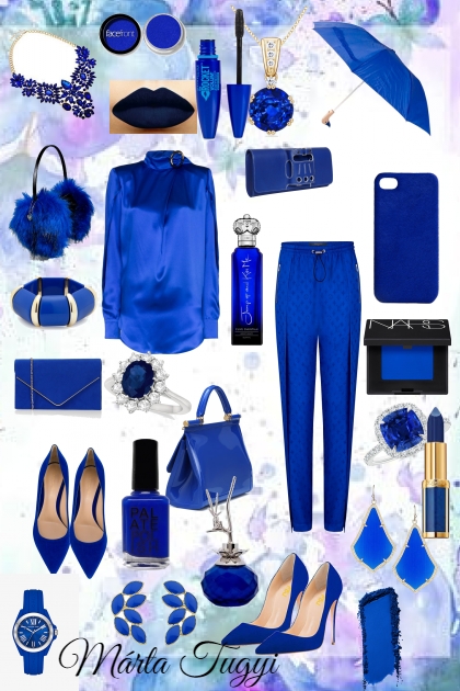 kék- Fashion set