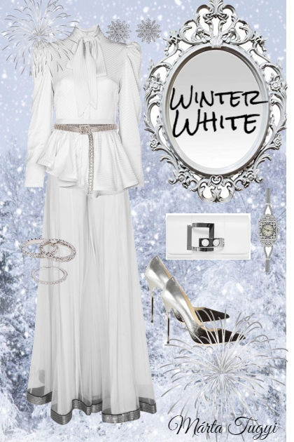 Téli fehér 7.- Modekombination