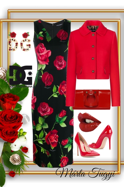 I love Dolce & Gabbana- combinação de moda