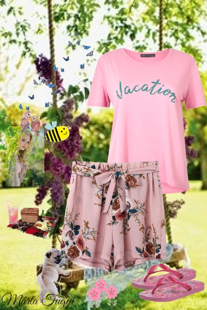 relaxation in the garden- Fashion set