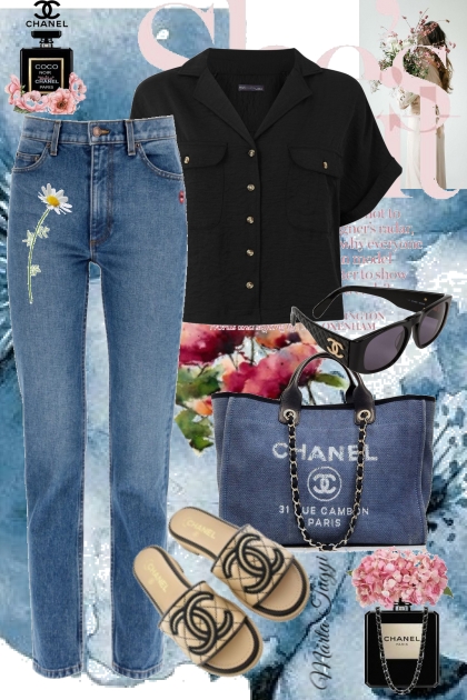Chanel and jeans - combinação de moda
