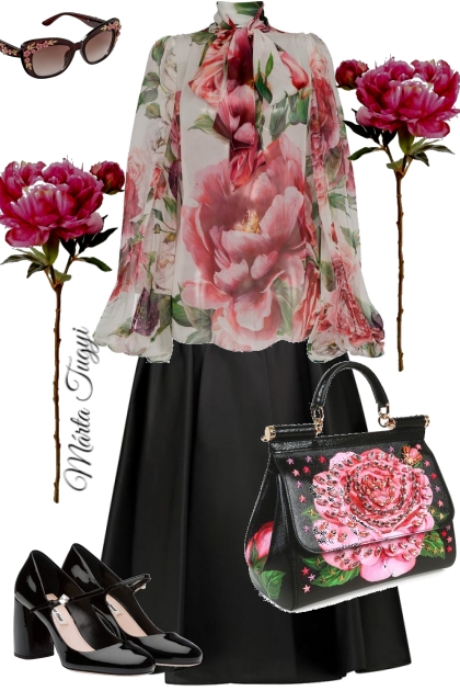 Dolce & Gabbana Floral Blouse - コーディネート