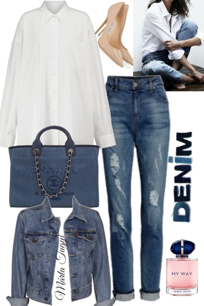 Chanel bag and jeans - Combinazione di moda
