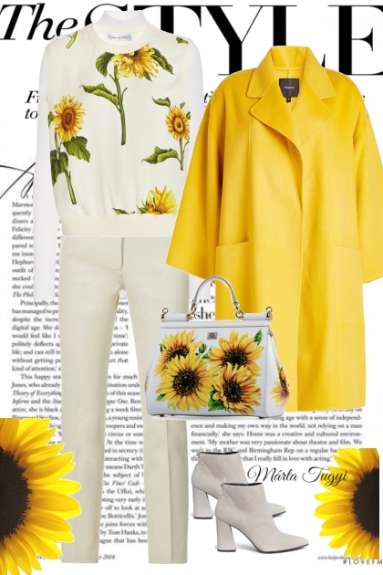 sunflower 2.- Combinaciónde moda