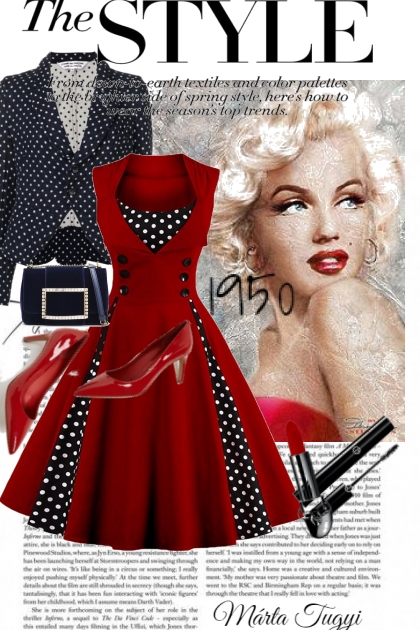 Marilyn Monroe - Modna kombinacija