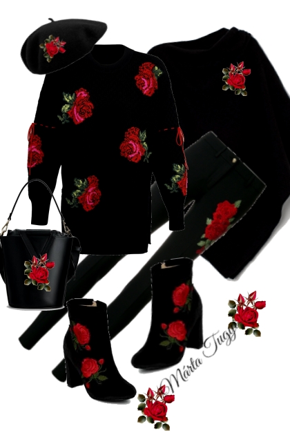 roses- Combinazione di moda