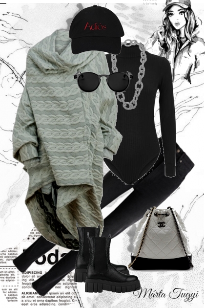 Chanel backpack 3.- Modna kombinacija