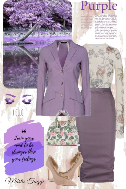 purple 4.- Fashion set