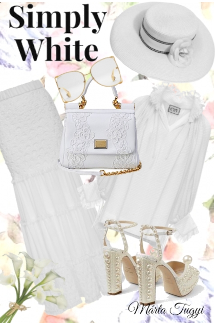 Simply White- Combinaciónde moda