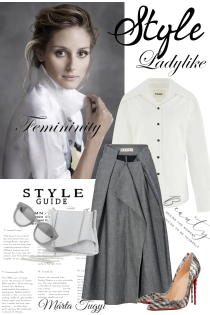 Ladylike- combinação de moda