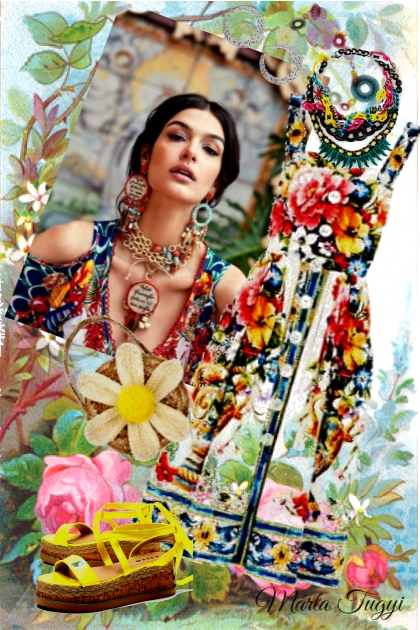 summer color cavalcade- Модное сочетание