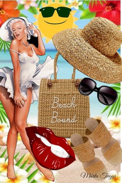 even on the beach in style- Fashion set