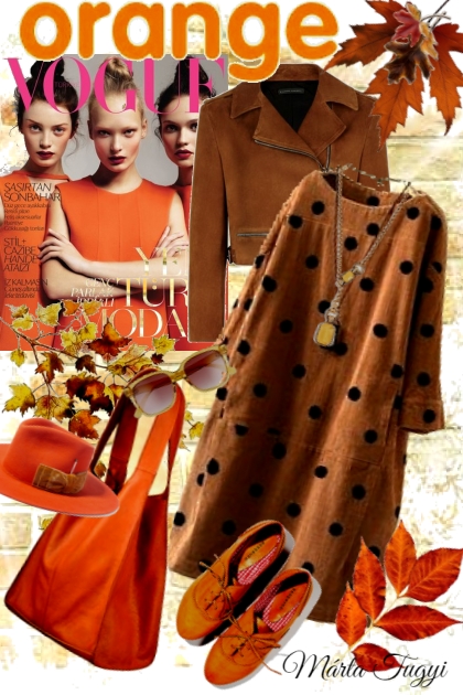 Orange and Brown- Combinazione di moda