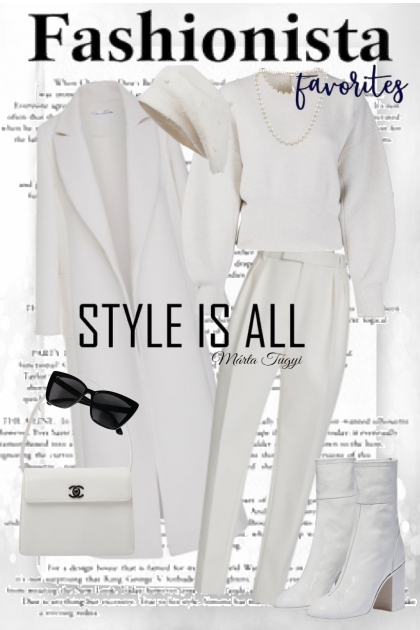 in white even in cold weather- Fashion set