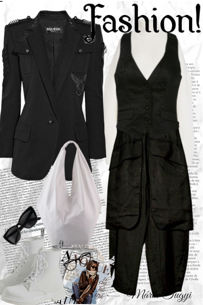 Balmain blazer- Модное сочетание