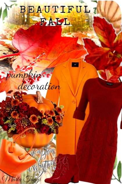 pumpkin decoration- combinação de moda