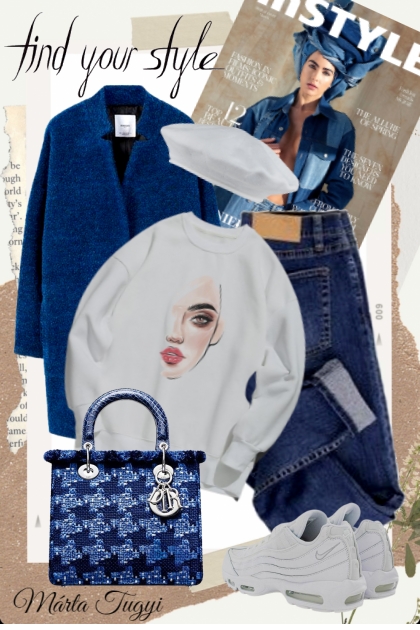 jeans with Dior bag - combinação de moda