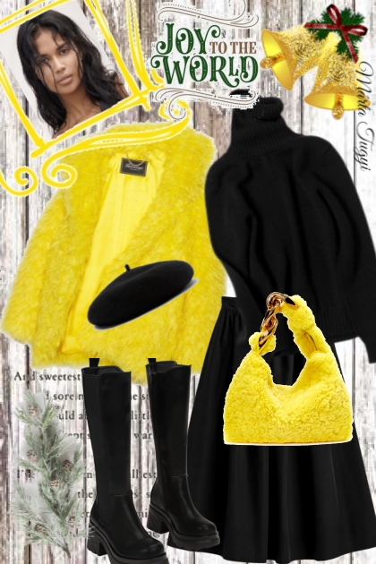yellow and black 3.- Модное сочетание