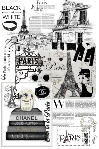 Chanel and Paris- Combinazione di moda