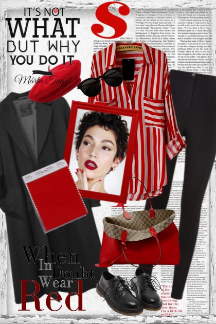 When it doubt wear red- Combinaciónde moda