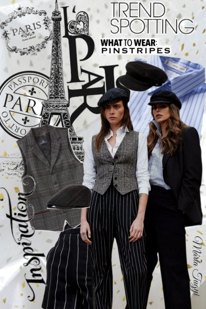 What to wear: pinstripes
