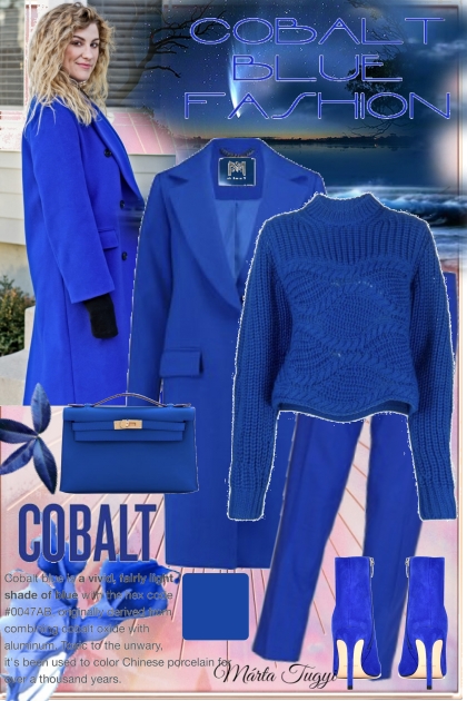 Cobalt Blue Fashion- Modekombination